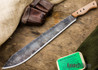 Fiddleback Forge: Production Machete 16" - Natural Canvas Micarta - 1075 Carbon Steel
