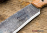 Fiddleback Forge: Production Machete 16" - Natural Canvas Micarta - 1075 Carbon Steel