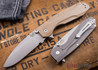 Benchmade Knives: 928 Osborne Proxy - Titanium / Tan G-10