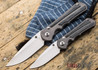 Chris Reeve Knives: Small Inkosi - Black Canvas Micarta Inlay