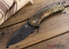 Todd Begg Knives: Custom Bodega Prototype - Norse Engraving - DLC Black Titanium