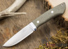 Fallkniven: Custom F1 - Green Linen Micarta - Matte