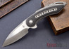 Todd Begg Knives: Custom Glimpse 6.0 - Carbon Fiber Inlay - Swedge Blade - 120915