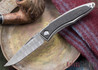 Chris Reeve Knives: Mnandi - Bog Oak - Basketweave Damascus - 121201