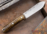 Lon Humphrey Knives: Kephart 3V - Dark Curly Maple - 121260