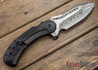 Todd Begg Knives: Steelcraft Series - Field Marshall - Black Titanium - Draupner Damasteel - GG