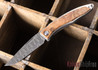 Chris Reeve Knives: Mnandi - Thuya Burl - Basketweave Damascus - 122908