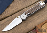 Chris Reeve Knives: Small Sebenza 21 - Macassar Ebony Inlay - 010402