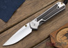 Chris Reeve Knives: Large Sebenza 21 - Macassar Ebony Inlay - 010414