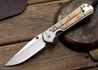 Chris Reeve Knives: Large Sebenza 21 - Spalted Beech Inlay - 011214