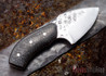 Carter Cutlery: KHC Mini Neck Knife - Carbon Fiber w/ White Resin - 012708