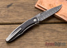 Chris Reeve Knives: Mnandi - Bog Oak - Basketweave Damascus - 020605