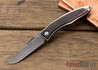 Chris Reeve Knives: Mnandi - Macassar Ebony - Basketweave Damascus - 020610