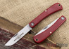 Great Eastern Cutlery: #71 - Farm & Field - Bullnose - Red Linen Micarta
