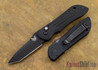 Benchmade Knives: 9501BK Mini Stryker - Auto - Black Blade