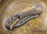 Todd Begg Knives: Steelcraft Series - Field Marshall - Bronze, Gold, & Silver Titanium - Draupner Damasteel - AA