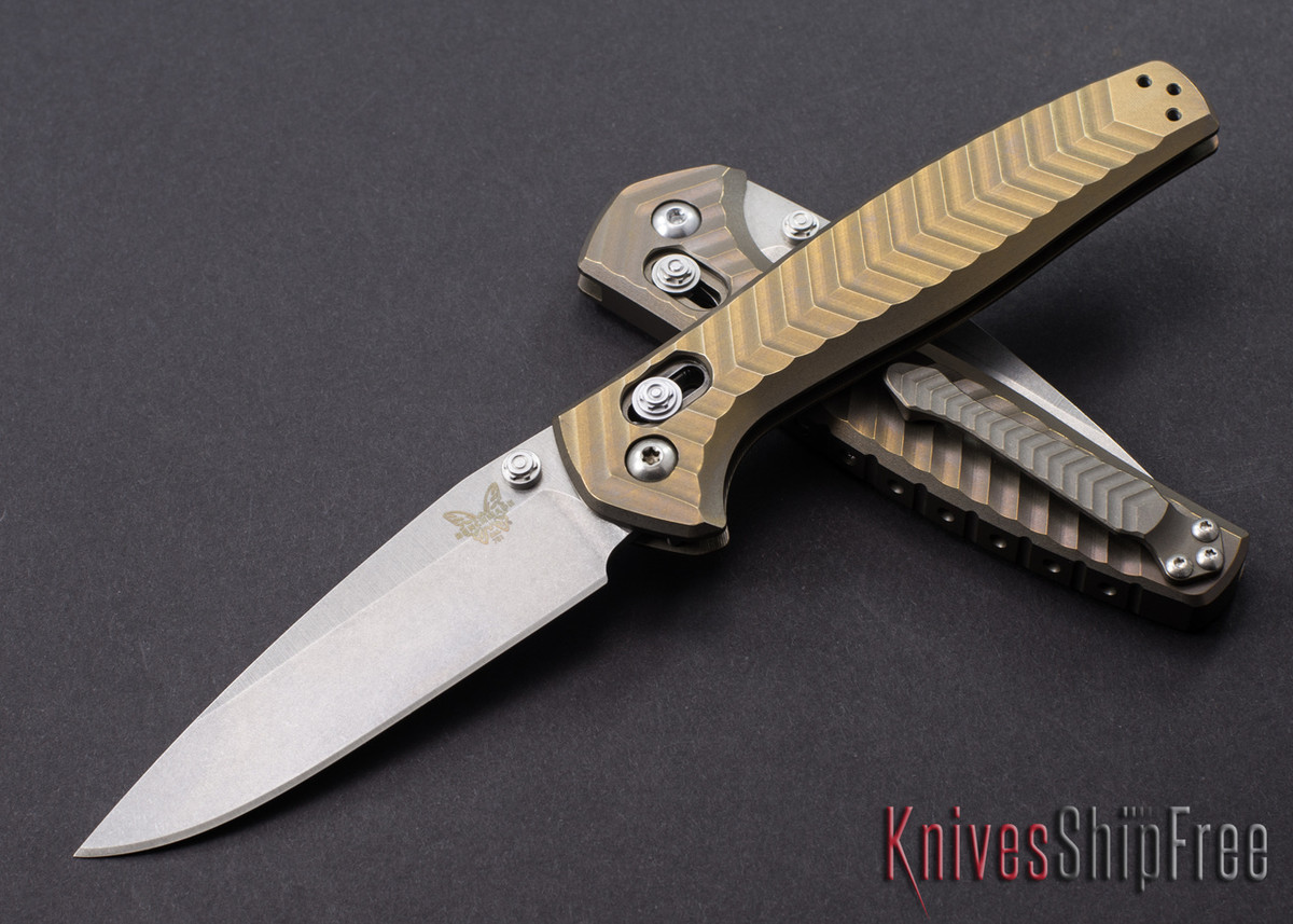 Benchmade Knives 781 Anthem Solid Titanium Body AXIS Lock CPM