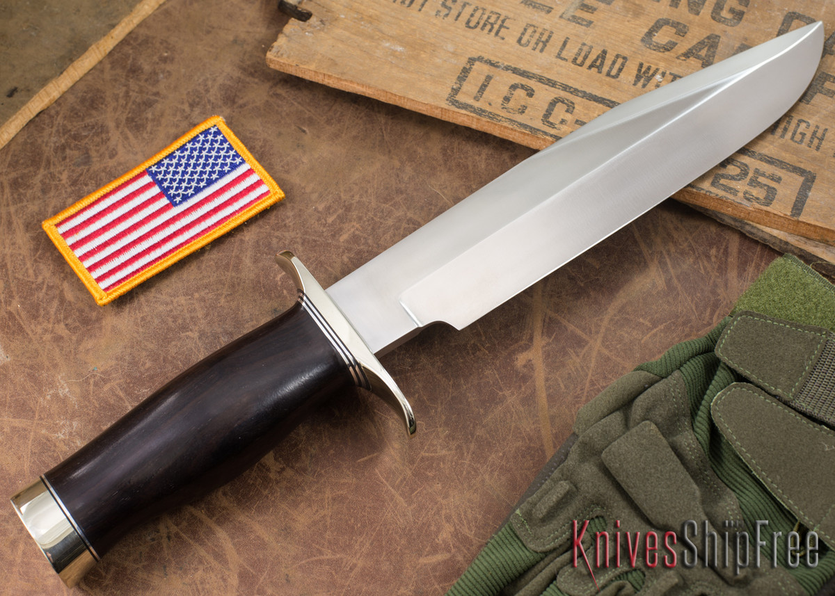 Randall Made Knives Model 129 Sportsman Bowie 14 Grind Rosewood