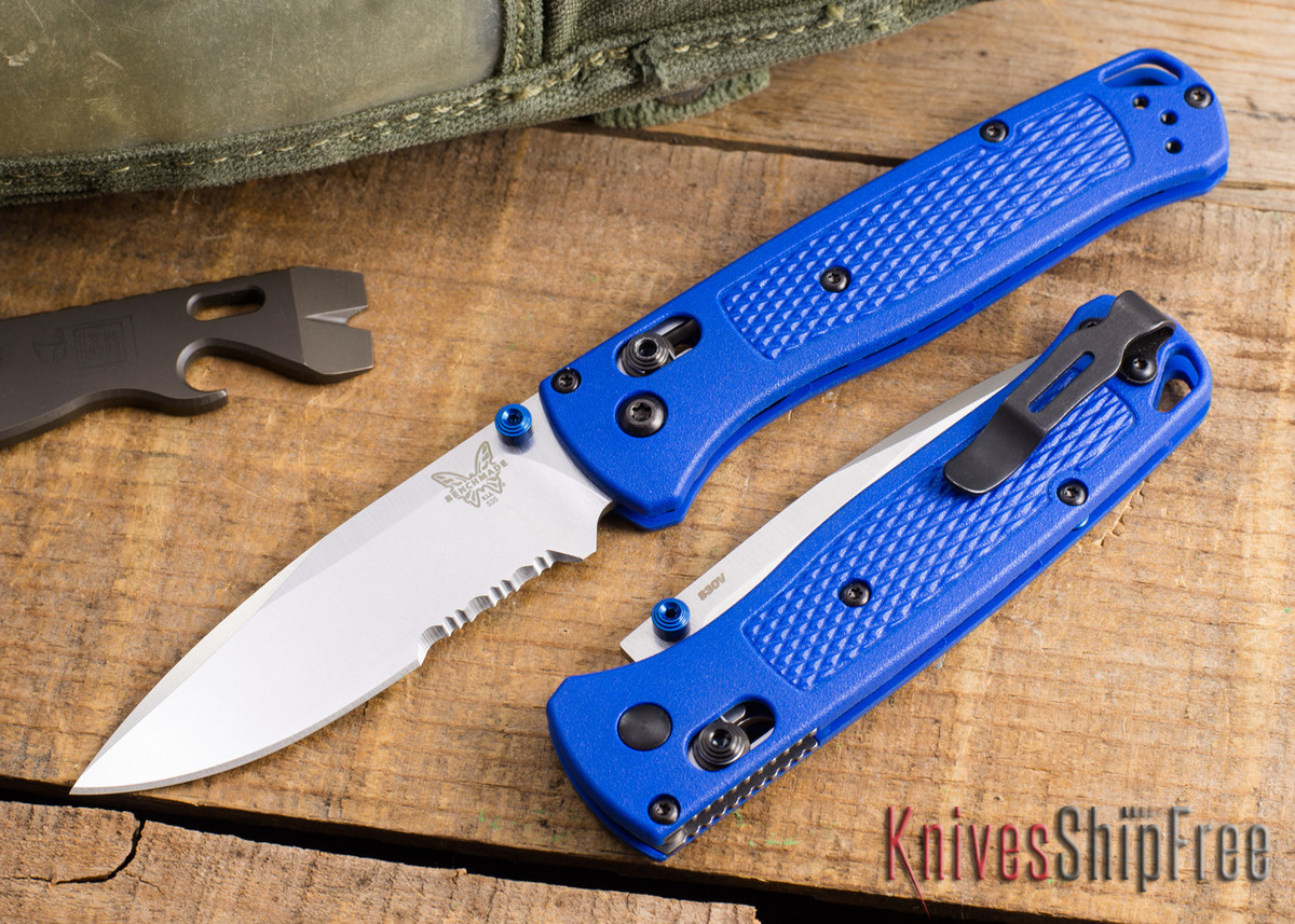 Benchmade Knives 535S Bugout AXIS Lock S30V Partially Serrated