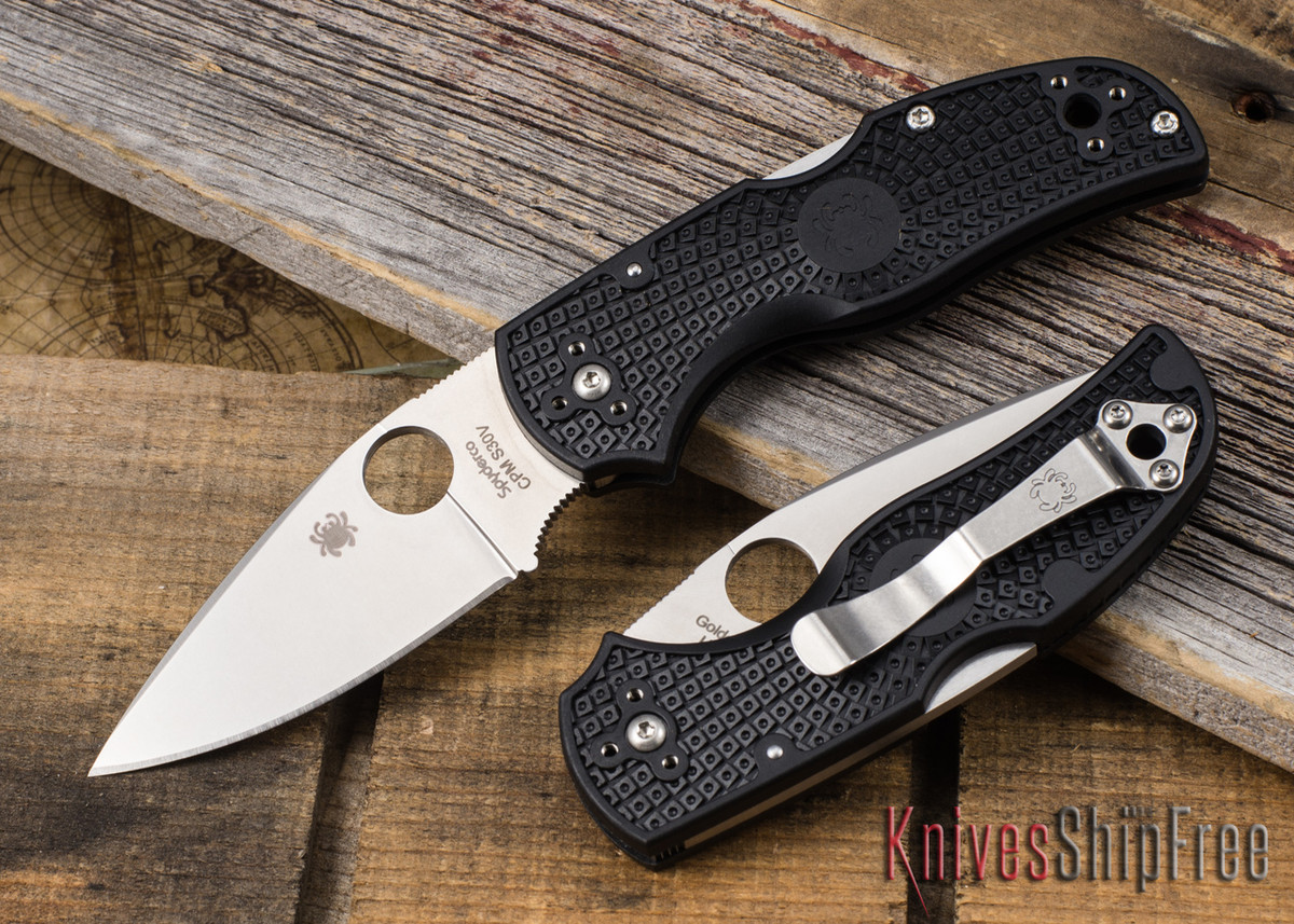 Spyderco: Native 5 Lightweight - Black FRN - CPM-S30V - C41PBK5 | All ...