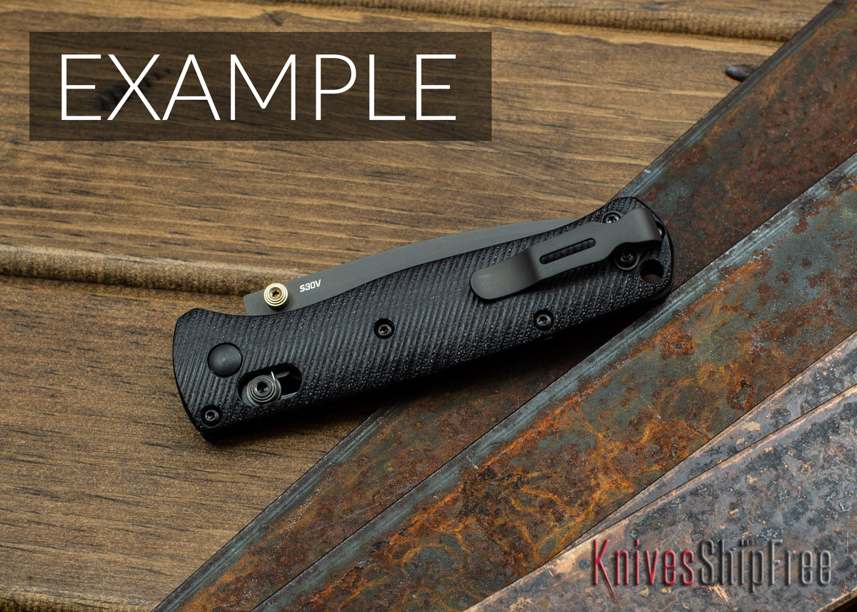 Custom Benchmade Bugout Scales Black G10 All Knives Ship Free