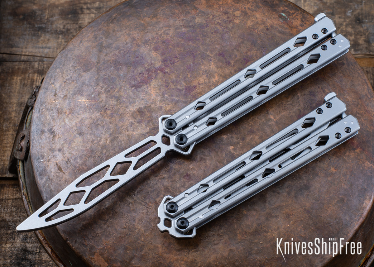 Spring Latch Butterfly Knife Practice Trainer 5.25