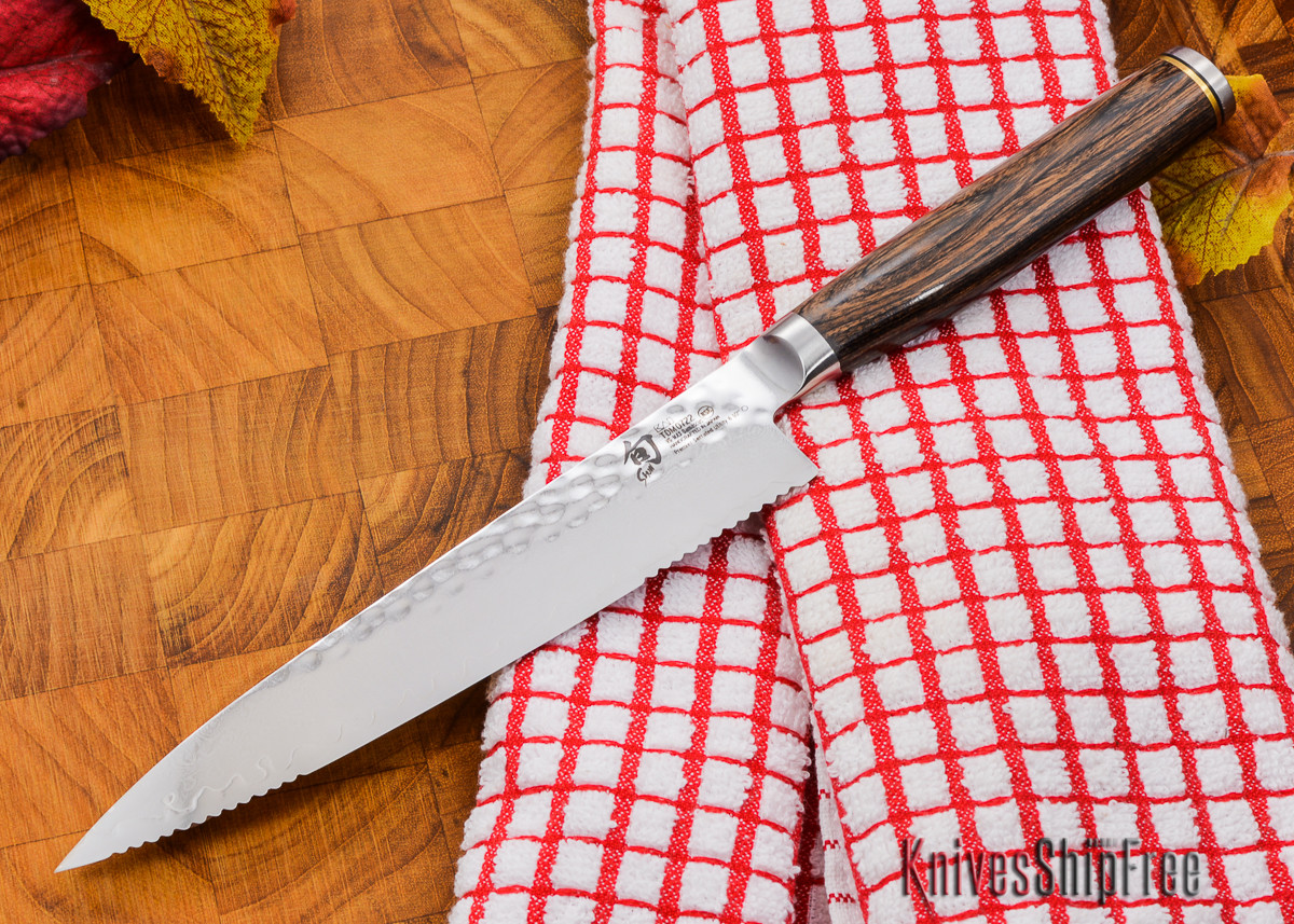 Shun Knives Premier Serrated Utility Knife 6.5" TDM0722 All Knives