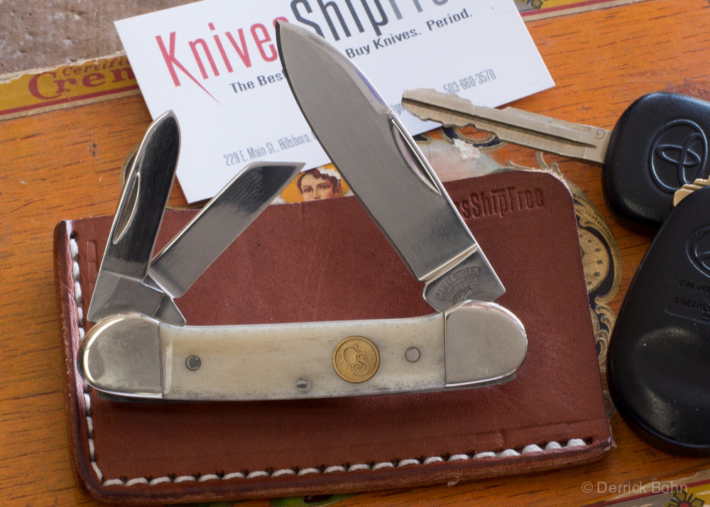 Canal Street Cutlery 3 1/2" Three Blade Cannitler/Canoe Pocket Knife