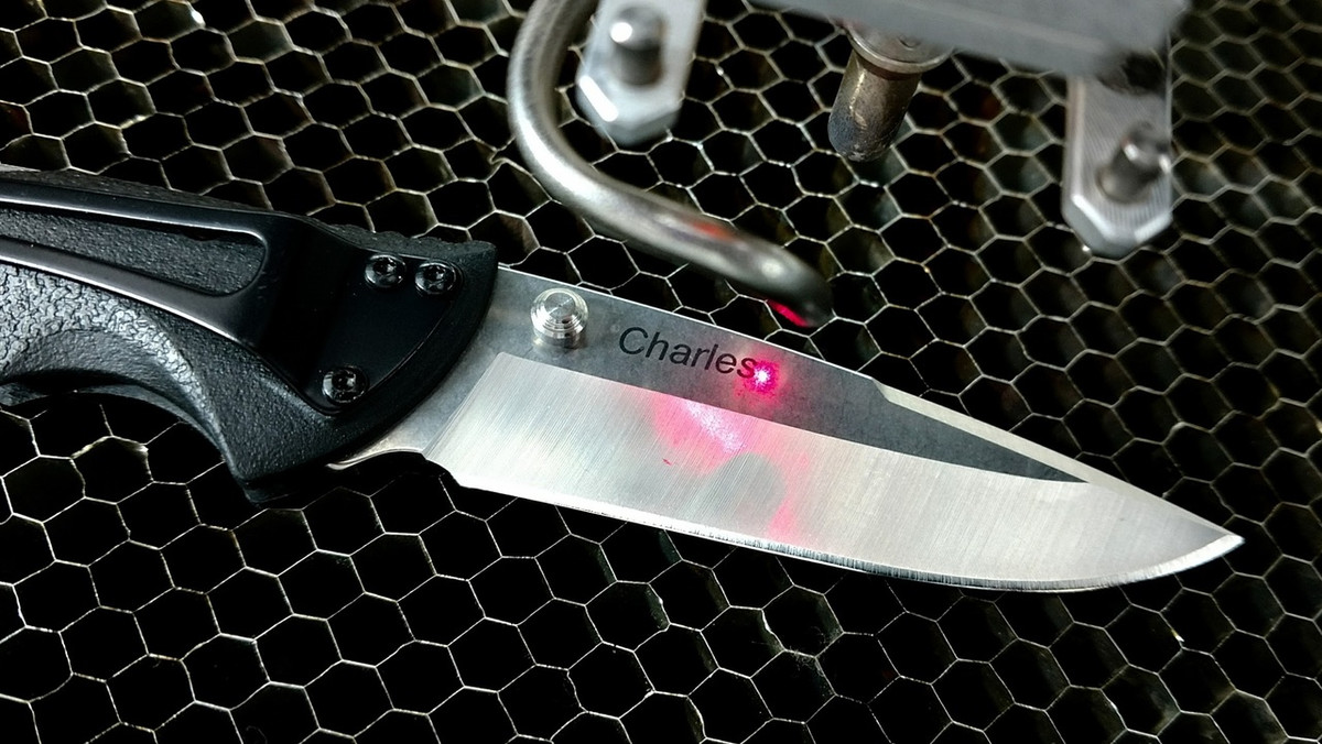 Laser Engraving | All Knives Ship Free