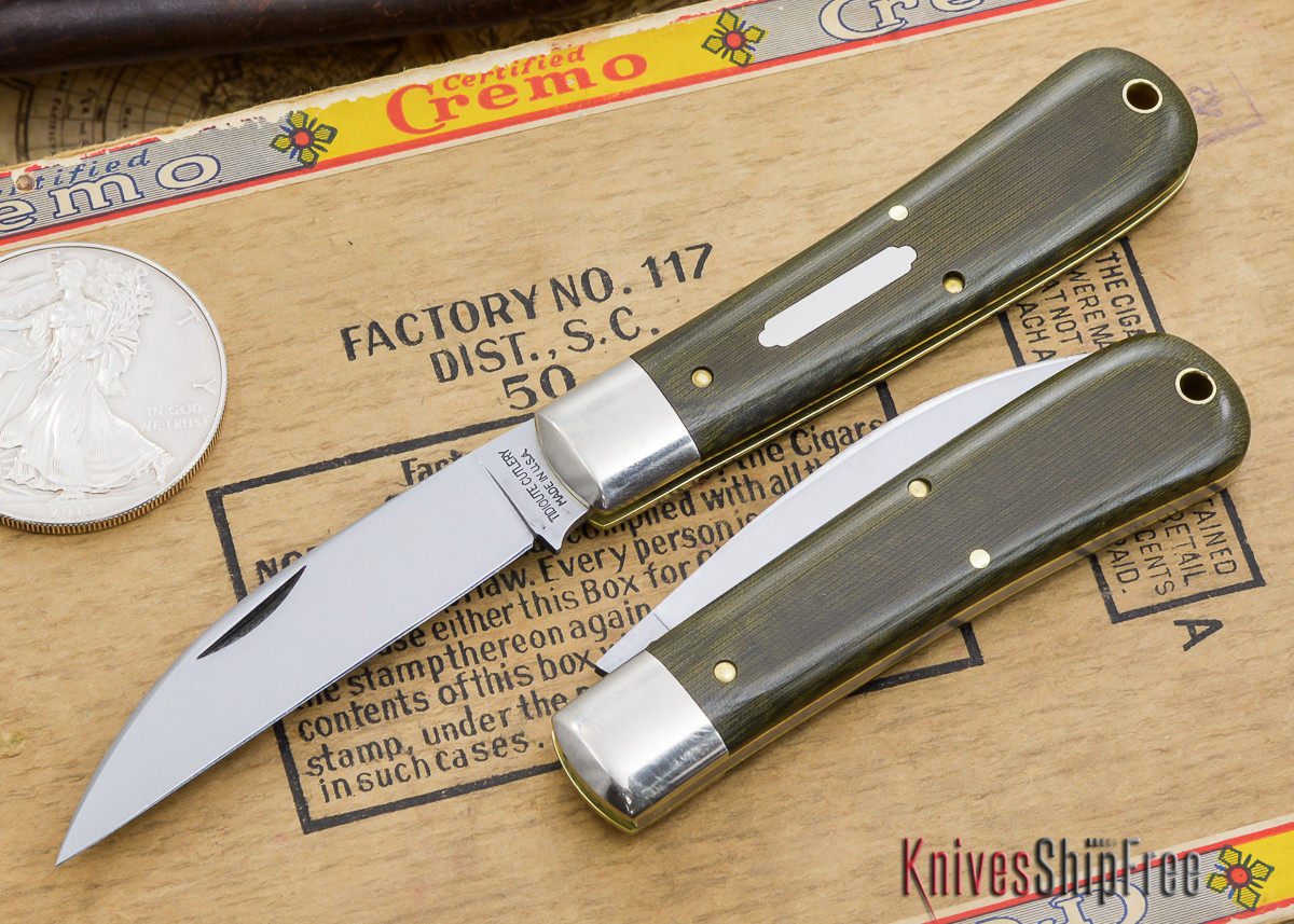 Great Eastern Cutlery 47 Tidioute Viper OD Green Micarta All Knives Ship Free