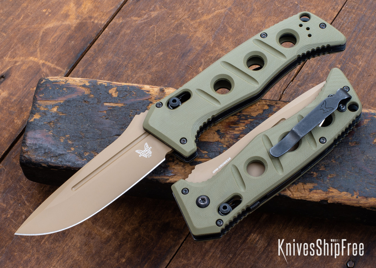 Benchmade Knives 5370FE Shootout OuttheFront Auto CFElite CPM