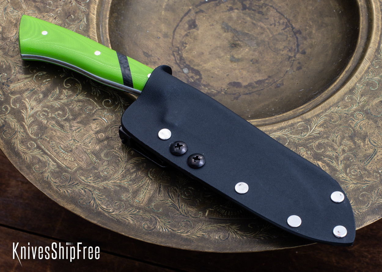 Carter Cutlery Muteki Mushroom Knife Toxic Green G10 Carbon