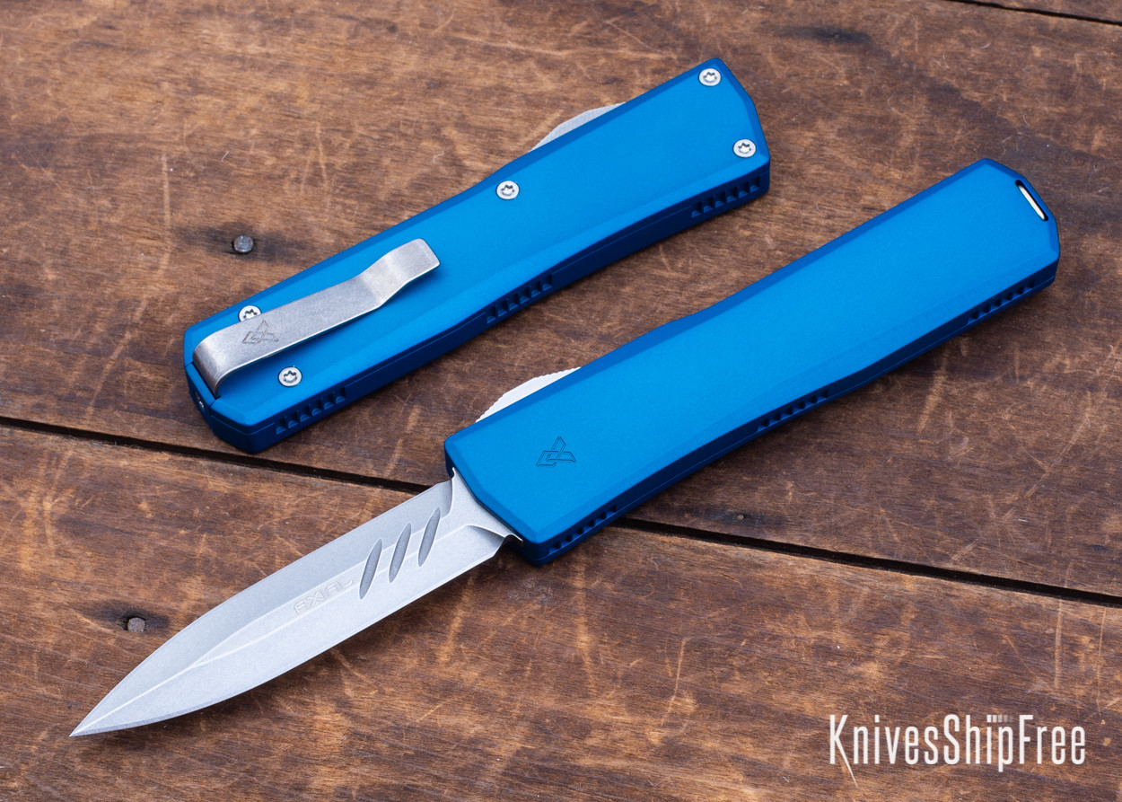 Axial Shift OTF Auto Blue Anodized Aluminum CPM20CV Double