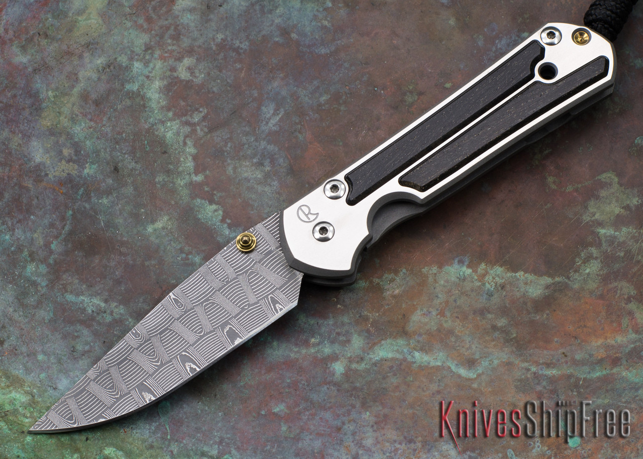Chris Reeve Knives: Small Sebenza 21 - Bog Oak Inlay - Basketweave
