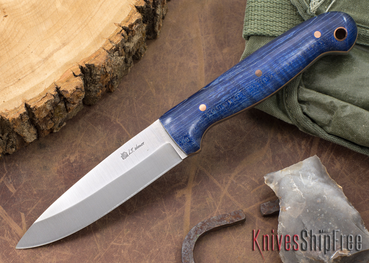 Richlite Maple/Blue 1/4 x 12 x 12 - Knives for Sale