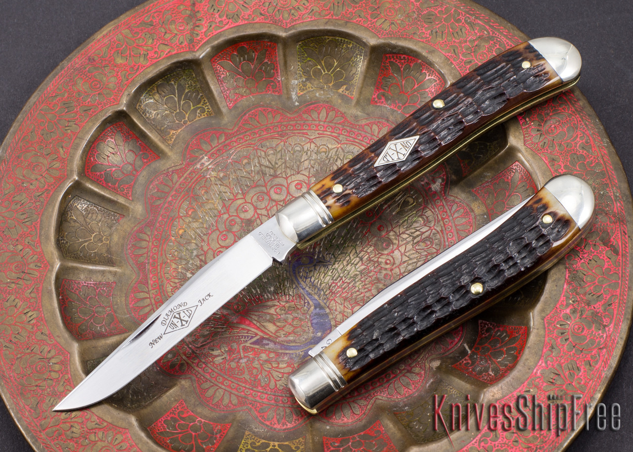 Great Eastern Cutlery: #48 Diamond Jack SFO - Chestnut Jigged Bone