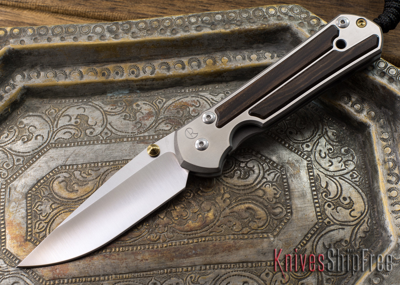 Chris Reeve Knives: Large Sebenza 21 - Macassar Ebony - 060512