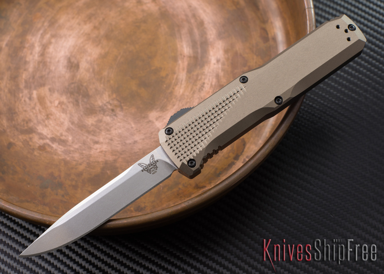 Buy Benchmade Knives: 4600-1 Phaeton - OTF Auto - Dark Earth