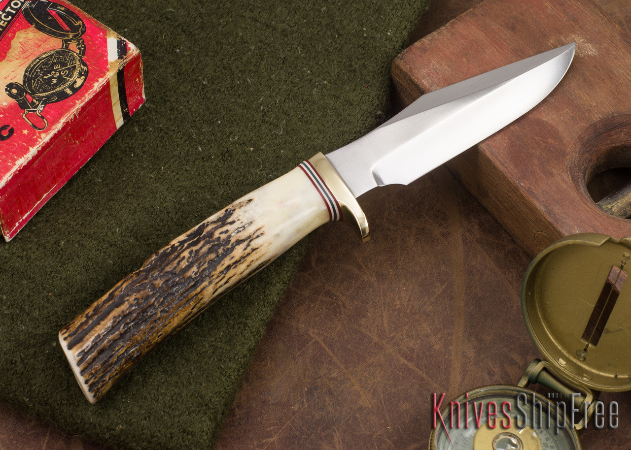 Randall Made Knives: Model 8 Trout & Bird Knife - Stag - 107