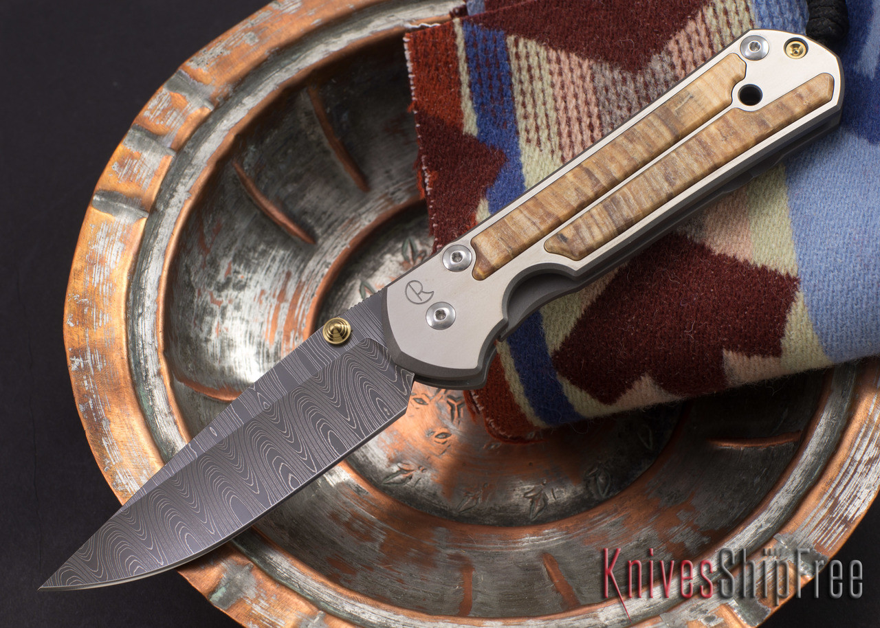 Chris Reeve Knives: Large Sebenza 21 - Spalted Beech - Ladder