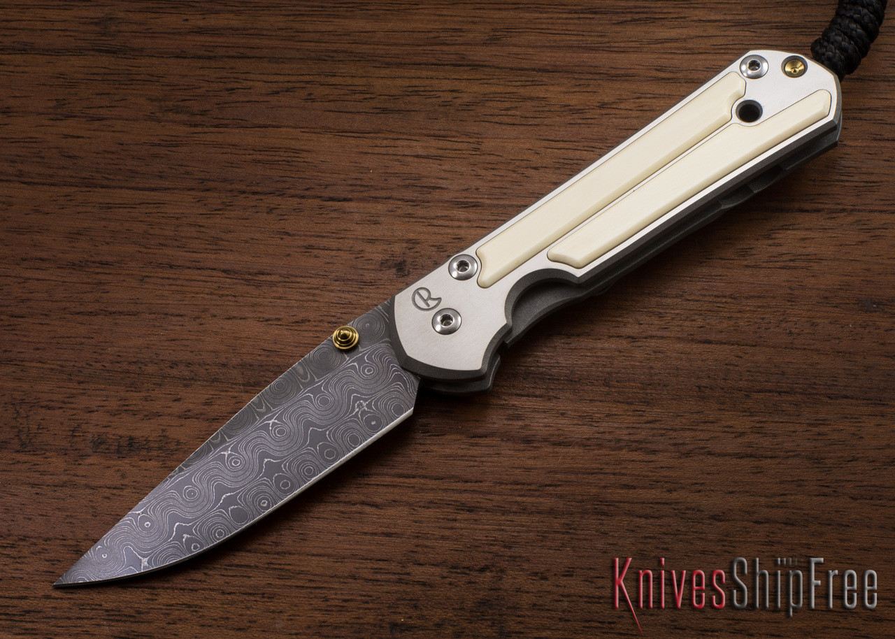 Chris Reeve Knives: Small Sebenza 21 - Mammoth Ivory - Raindrop