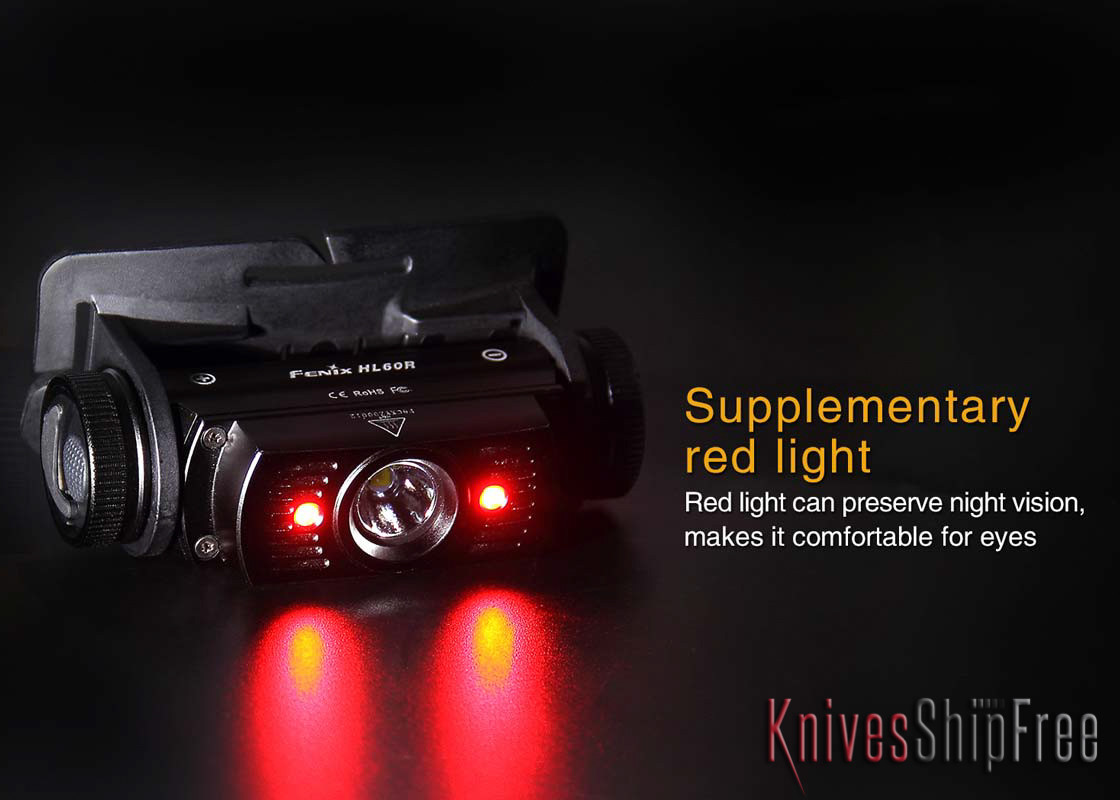 Fenix Lights: HL60R Headlamp - Rechargeable Li-Ion Battery