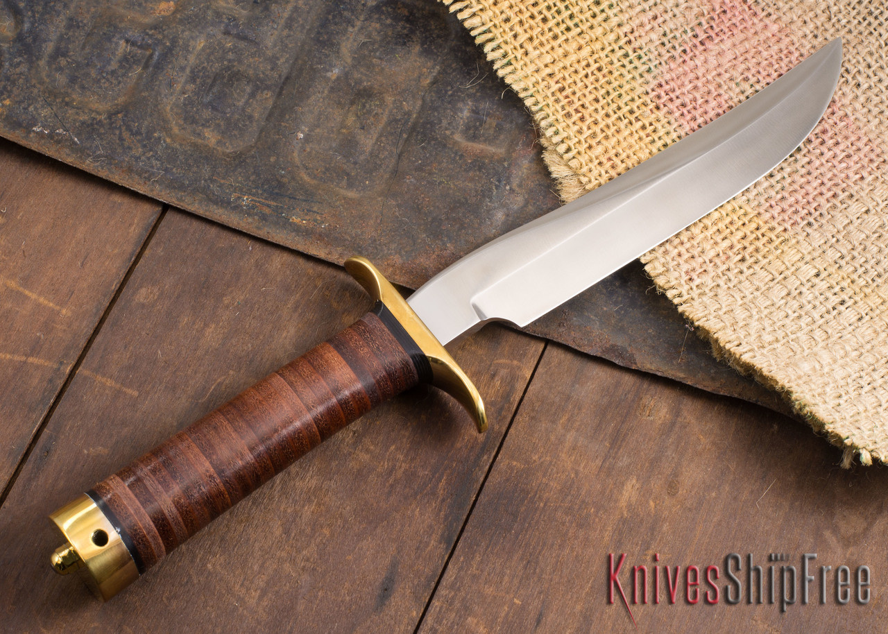 Randall Made Knives: Model 3-7 Hunter - Stacked Leather - 120705