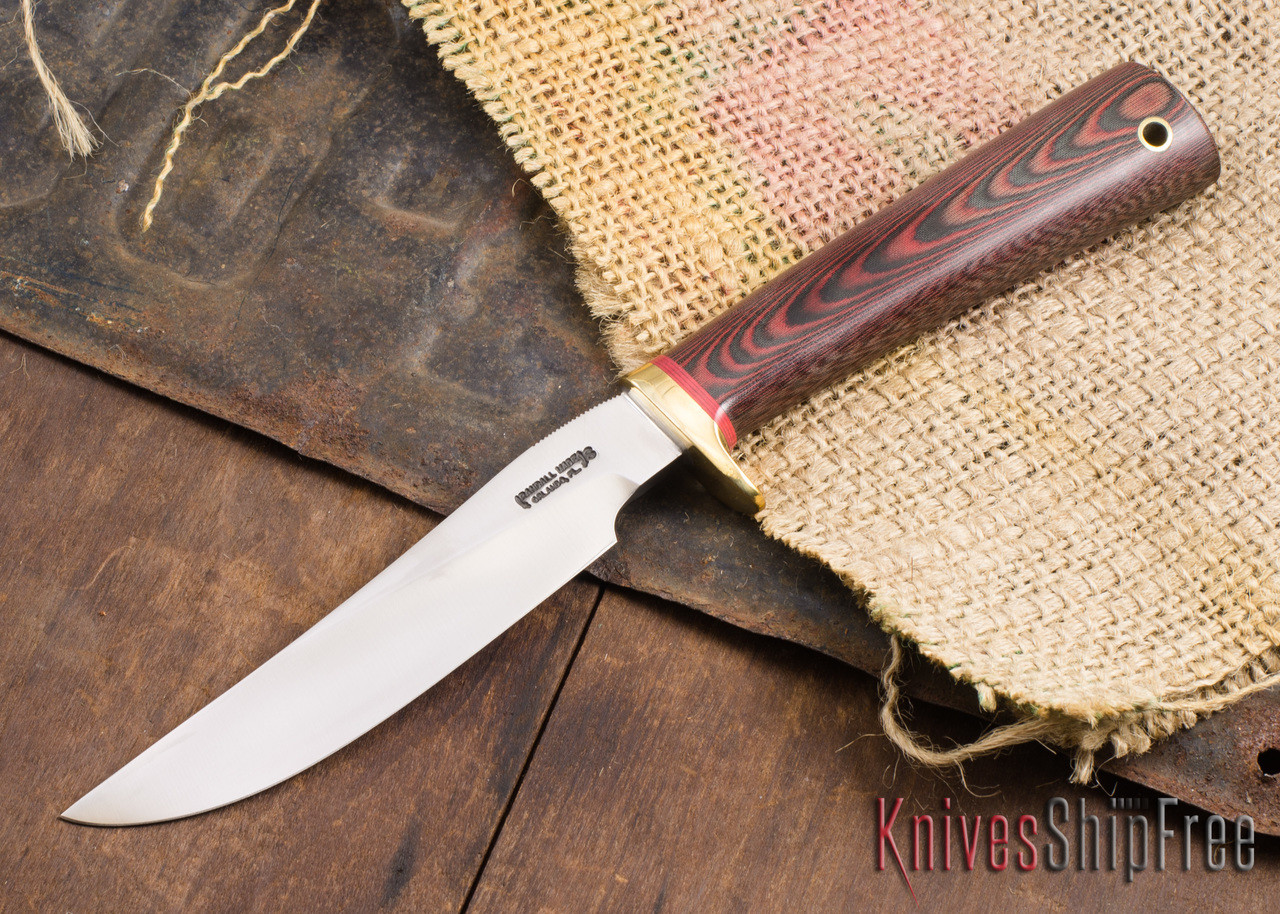 WONDER FULL LIFE ramie DEEL 墨色 Randall Made Knives: Model 7-5 #6 Grind - Red & Black