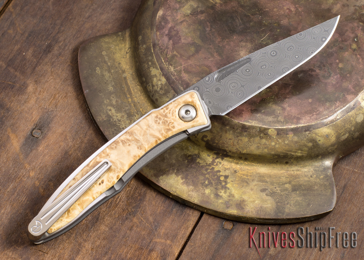 Chris Reeve Knives: Mnandi - Box Elder Burl - Chad Nichols