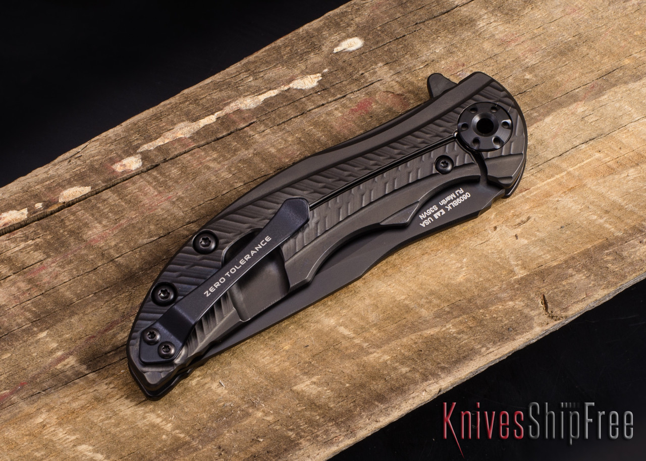 Zero Tolerance: 0609BLK RJ Martin Flipper | KnivesShipFree