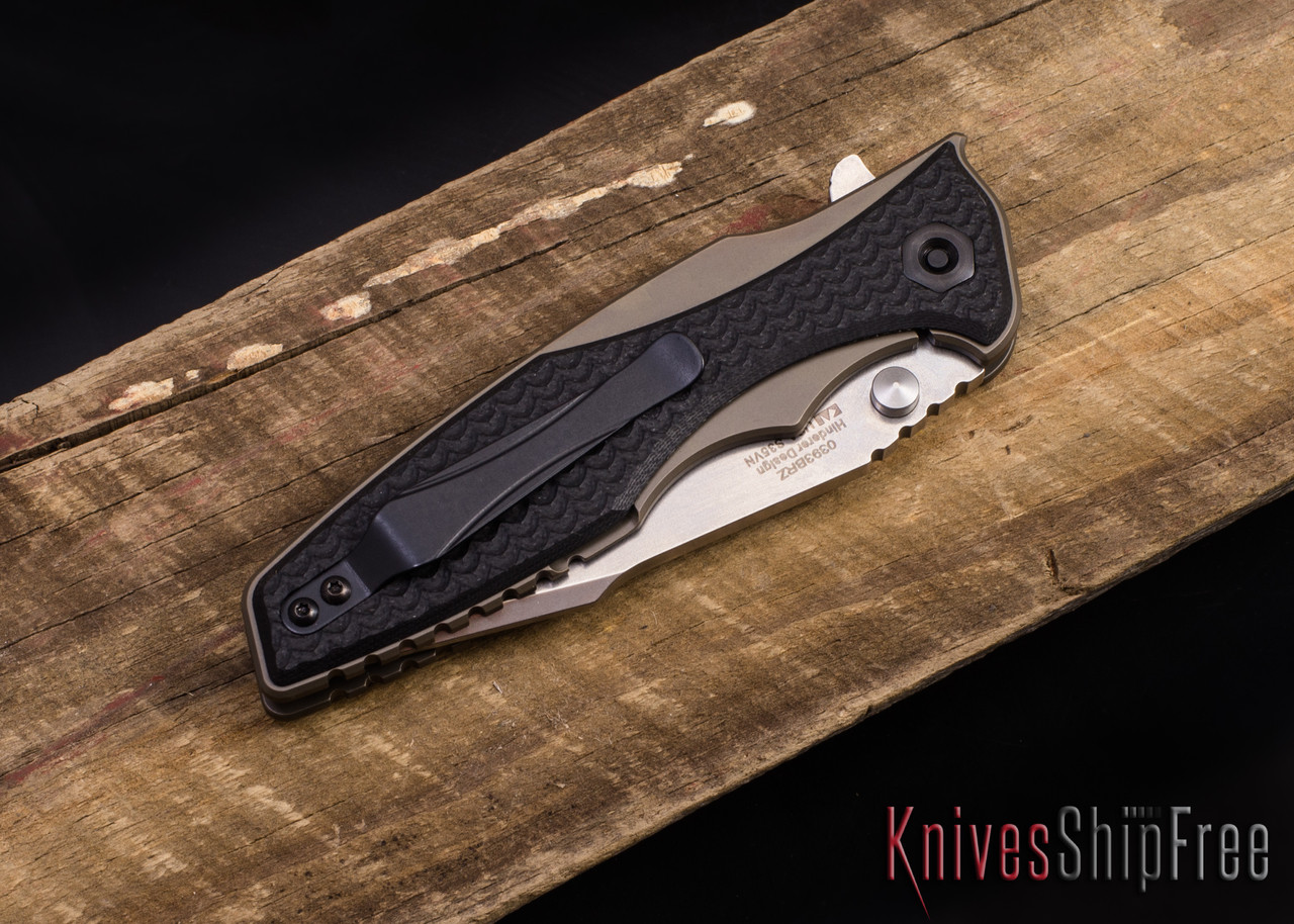 Zero Tolerance: 0393BRZ Hinderer Flipper | KnivesShipFree