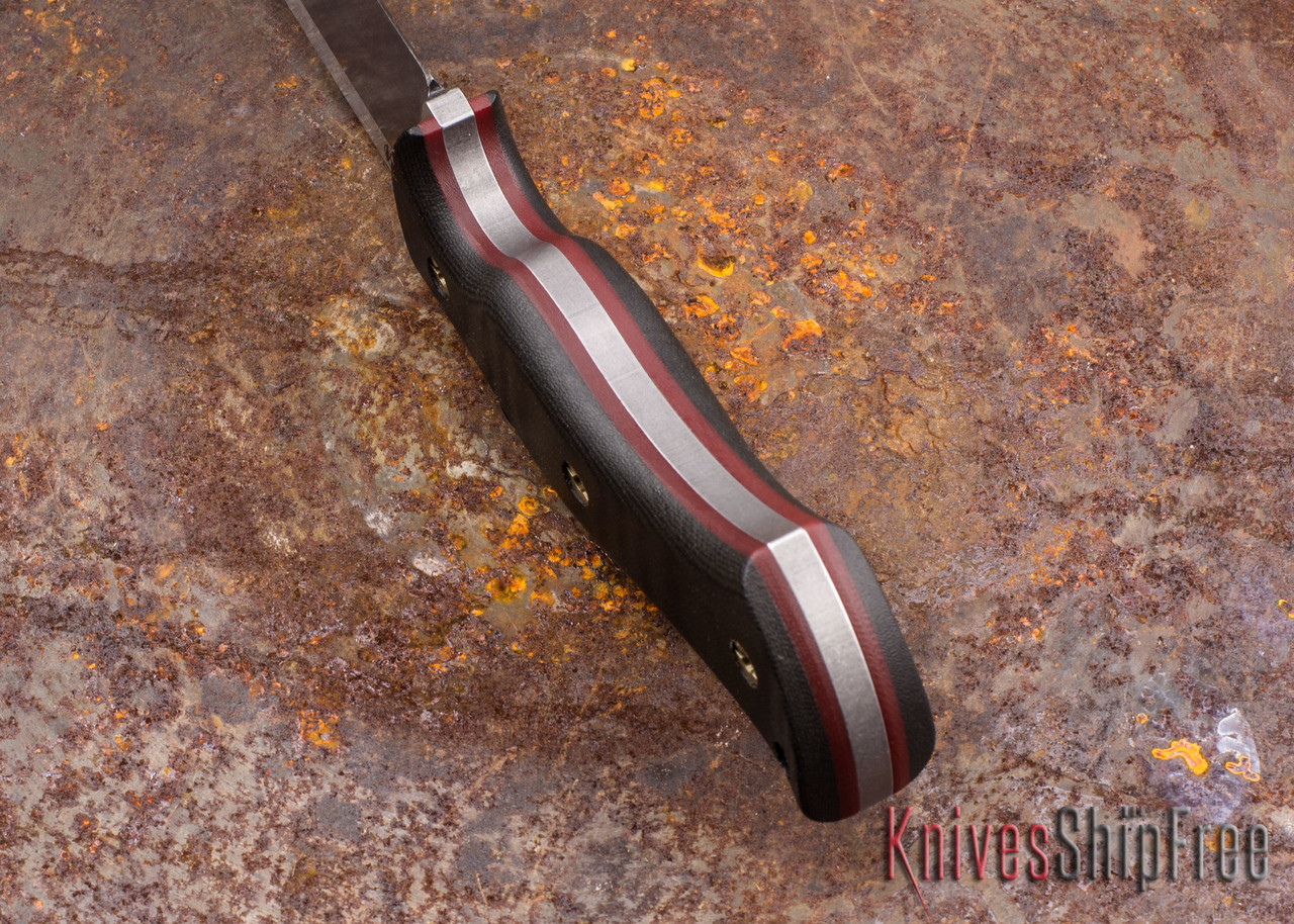 専用 sp. Black herrykafa+lic dark red Heretic Knives Cleric II OTF - Black Finish / Dagger Blade / Red