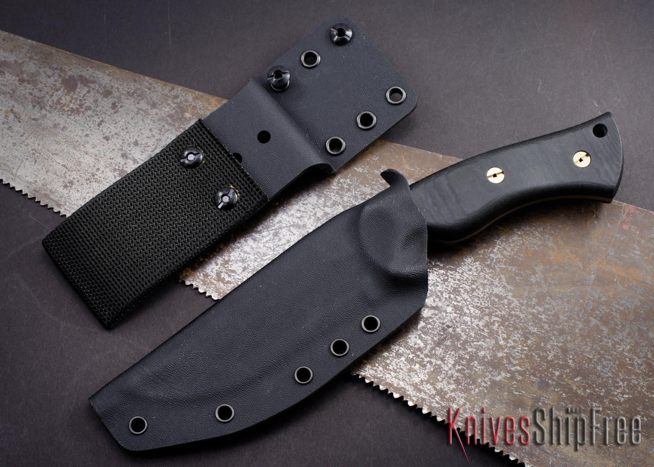Dark Timber Knives: 1911 Elite - Natural Curly Maple / Black 
