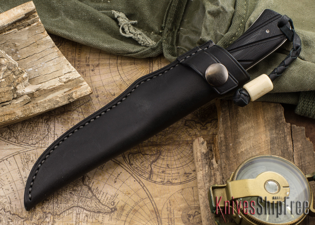 Arno Bernard Knives: Badger - Black G-10